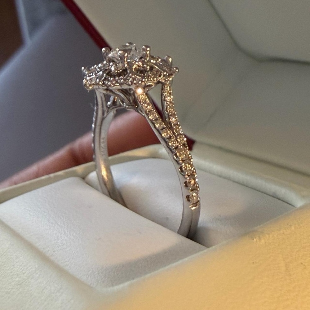 Dazzling Silver Snowflake Ring - image 4